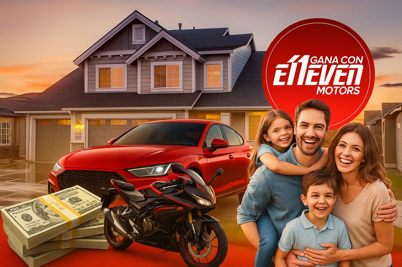 Familia ganadora con premios increíbles